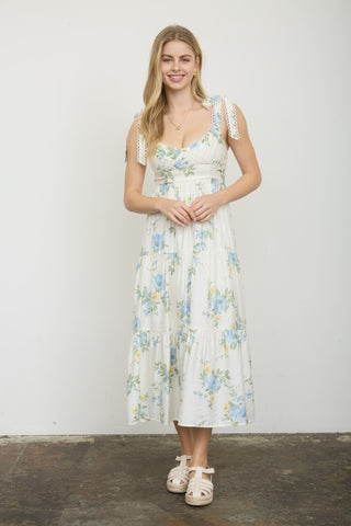 Harper Floral Midi Dress - 3 Sisters