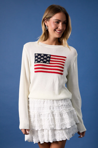 Freedom Sweater - White