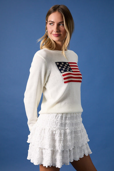 Freedom Sweater - White