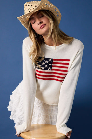 Freedom Sweater - White