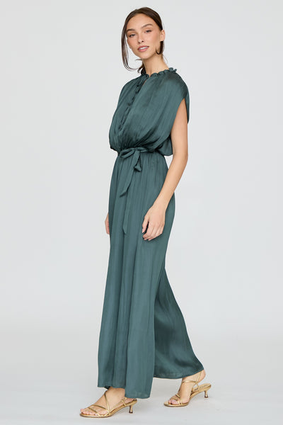 After Dark Jumpsuit-H.Green
