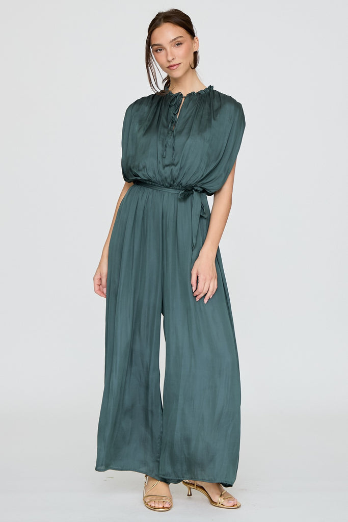 After Dark Jumpsuit-H.Green