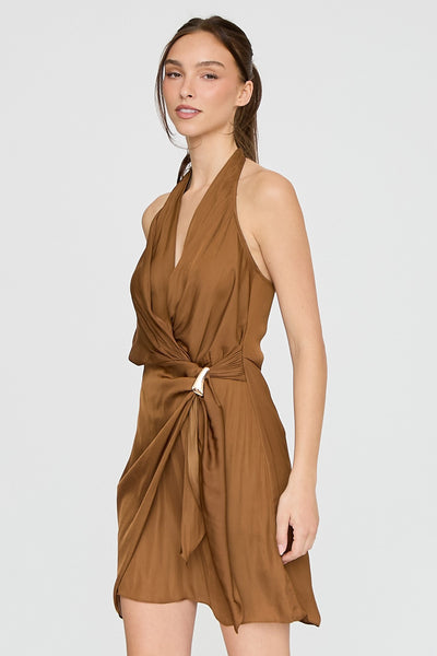 Cinnamon Nights Dress-Brown