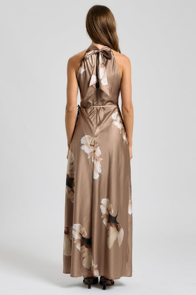 Mocha Rose Maxi Dress