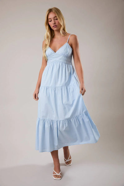 The Cottage Dress - Lt.Blue