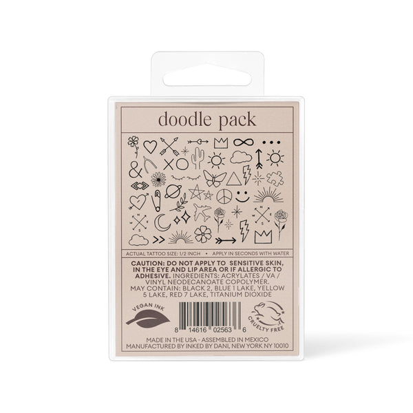 Temporary Tattoos - Doodle Pack