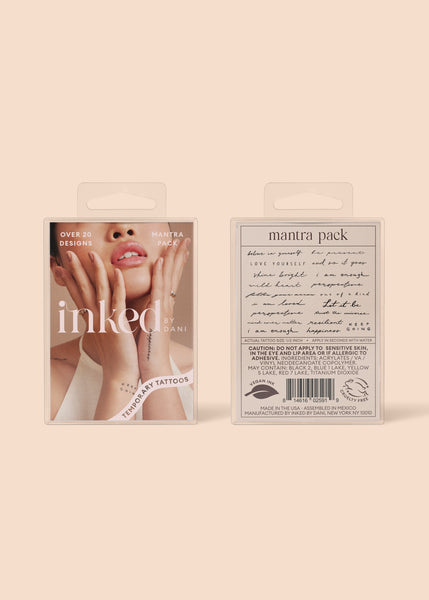 Temporary Tattoos - Mantra Pack