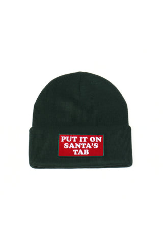 Put It On Santa's Tab Beanie - Green