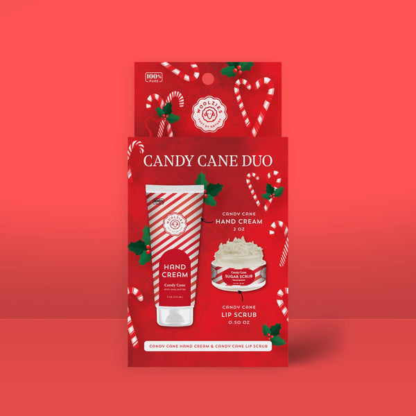 Candy Cane Duo-Hand Cream&Lip Scrub