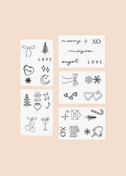 Temporary Tattoos - Holiday