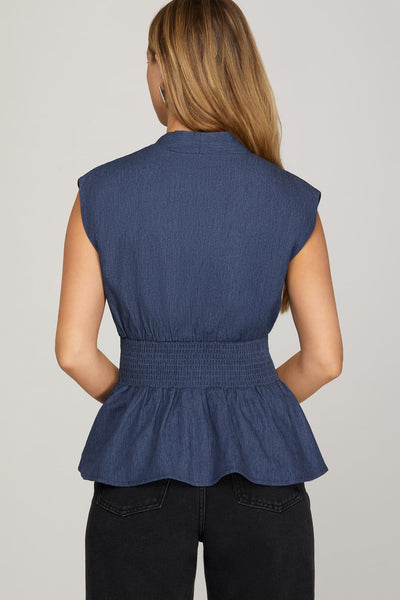 Monroe Top - Denim