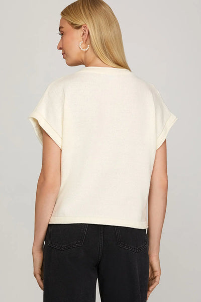 Jingle Pup Sweater - Cream