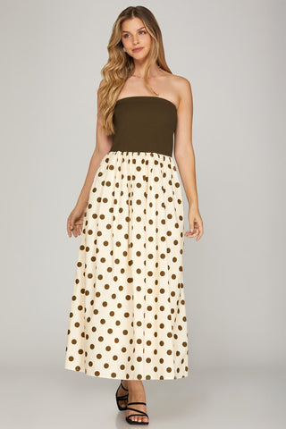 Cooper Maxi Dress - Brown