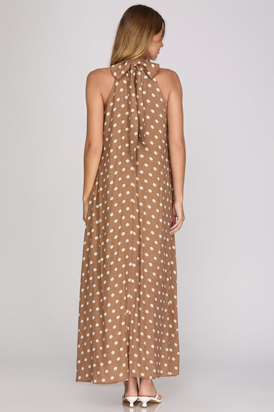 Madison Dot Maxi - Taupe