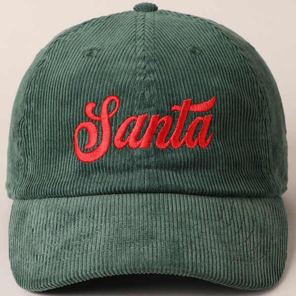 Santa Corduroy Hat