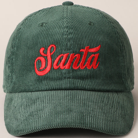 Santa Corduroy Hat