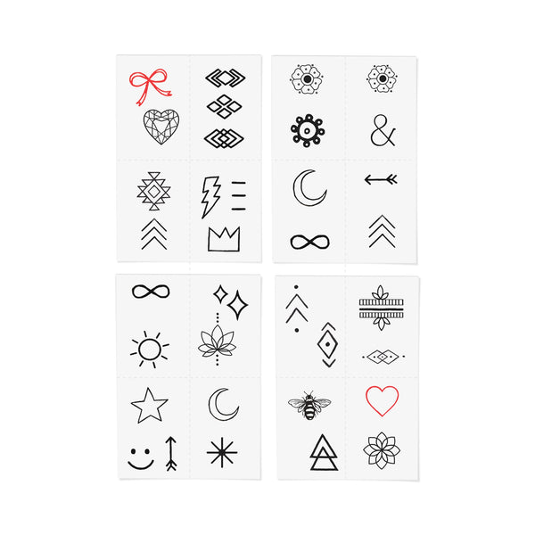 Temporary Tattoos - Finger Tats Pack