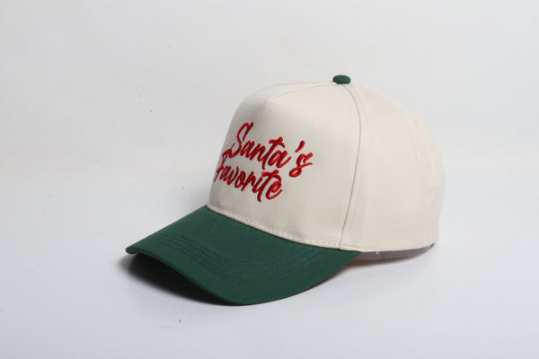 Santa's Favorite Hat - Beige/Green
