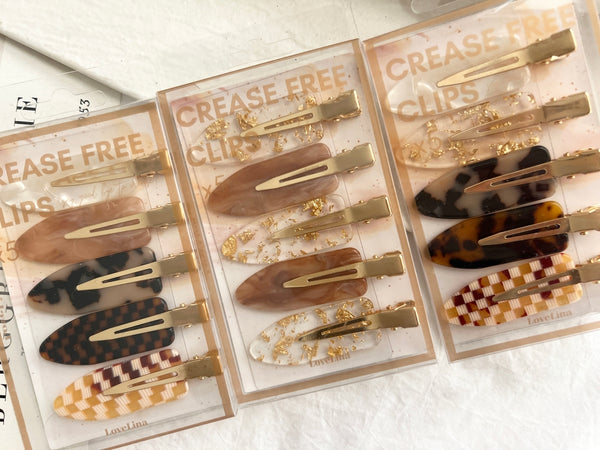 Debbie Crease-Free Clip Set Box - Neutral