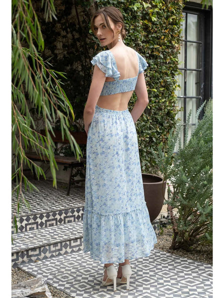 Riviera Maxi Dress - Blue