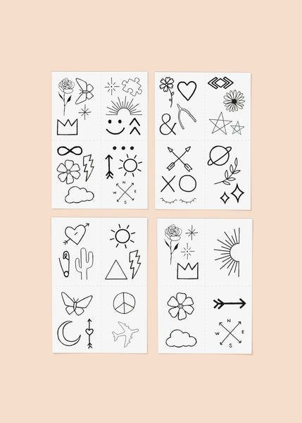Temporary Tattoos - Doodle Pack