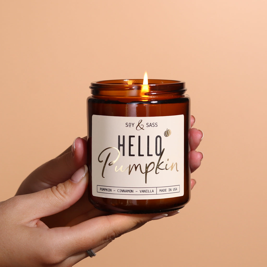 Hello Pumpkin Candle