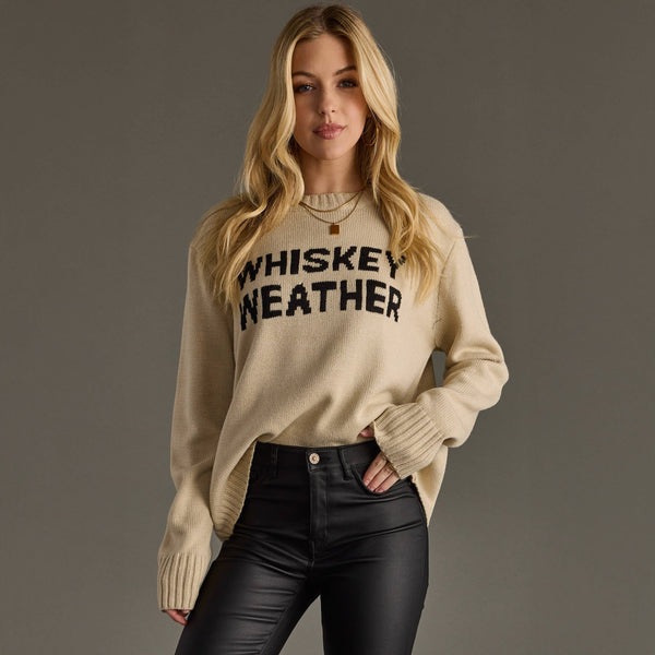Whiskey Weather Sweater - Lt.Tan