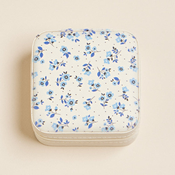 Jewelry Box - Blue Flower