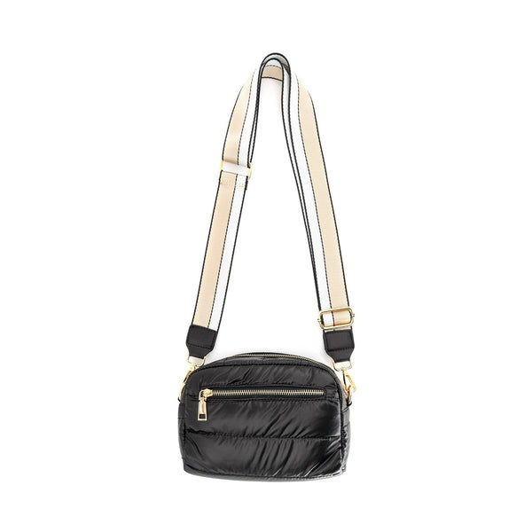 Medium Puffer Crossbody - Black