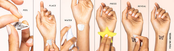 Temporary Tattoos - Paradise Pack - 3 Sisters