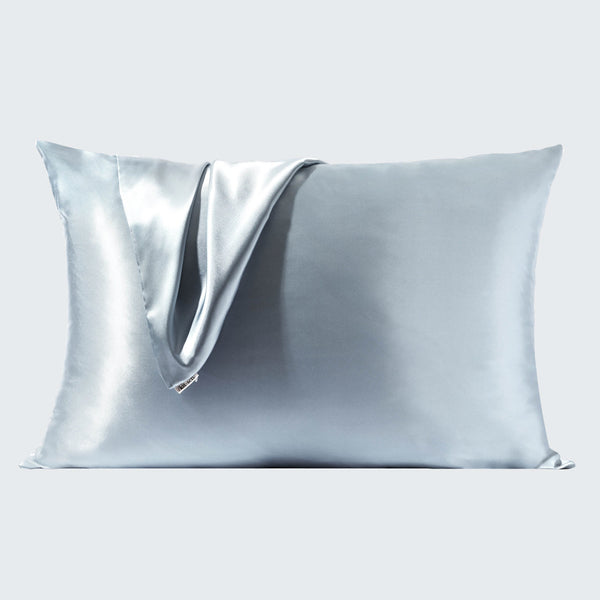 Kitsch Satin Pillowcase Standard - Haze Blue