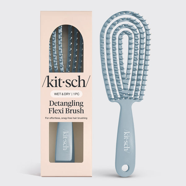 Kitsch Detangling Flexi Brush - Haze Blue