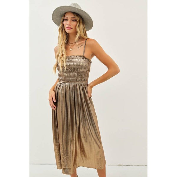 My Night Midi Dress - Bronze