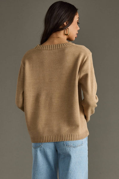 Whiskey Weather Sweater - Tan