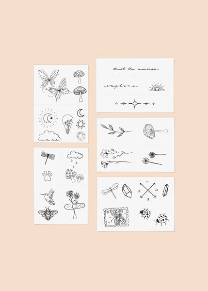 Temporary Tattoos - Explorer Pack