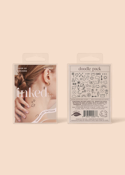 Temporary Tattoos - Doodle Pack