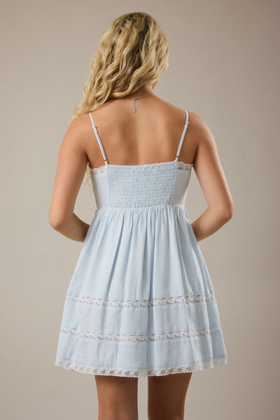 Shell Dress - Light Blue