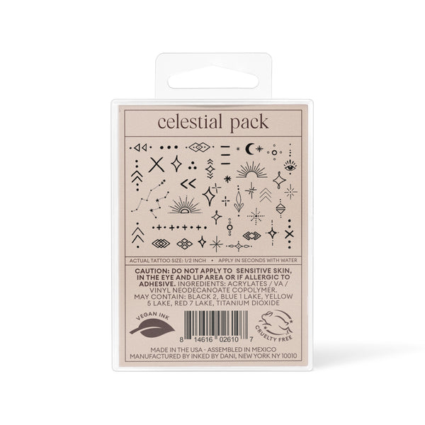 Temporary Tattoos - Celestial Pack