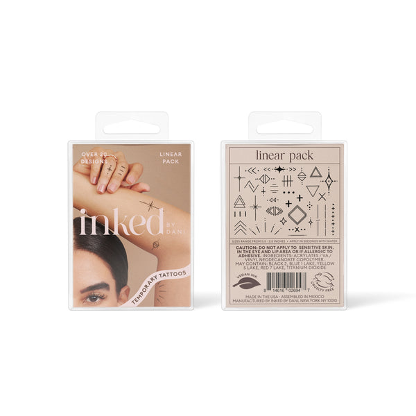 Temporary Tattoos - Linear Pack