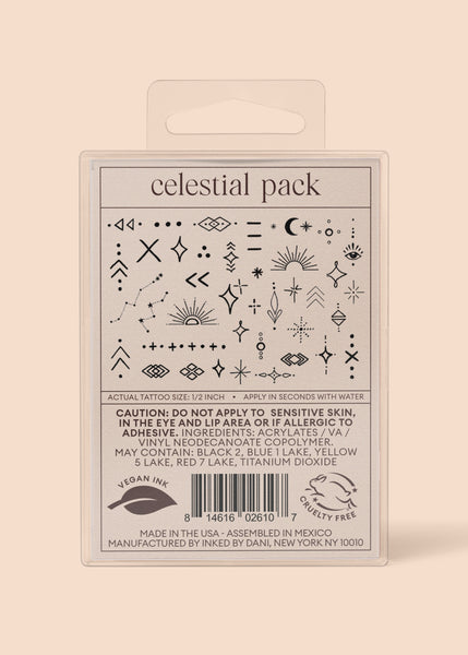 Temporary Tattoos - Celestial Pack