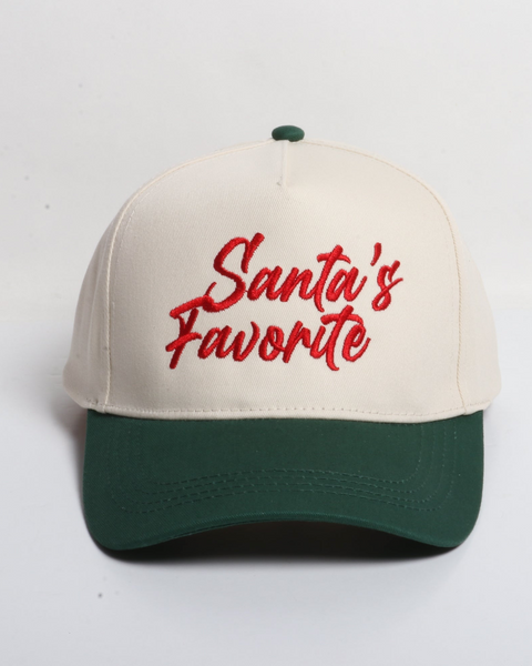 Santa's Favorite Hat - Beige/Green