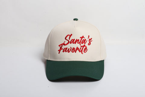 Santa's Favorite Hat - Beige/Green