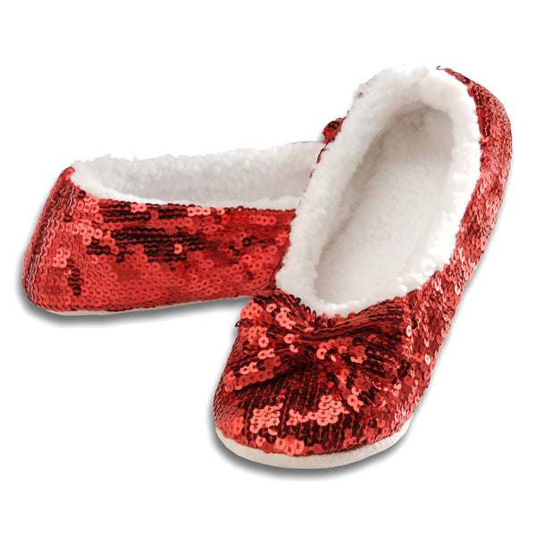 Sequin Snoozies in Red