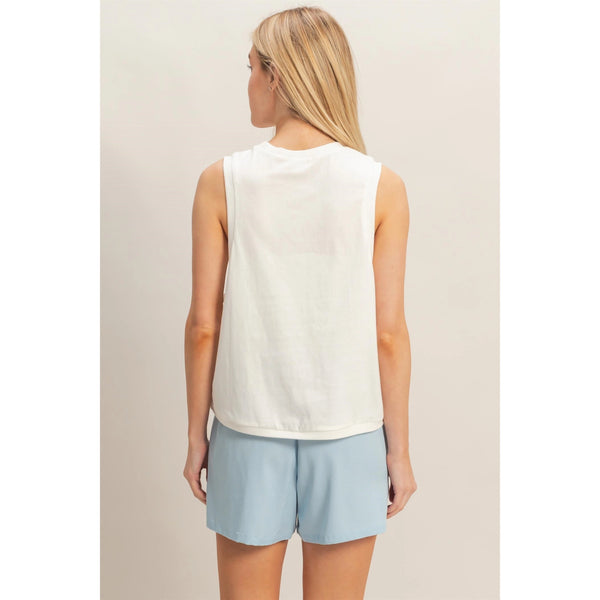 Pinch Me Top-Off White