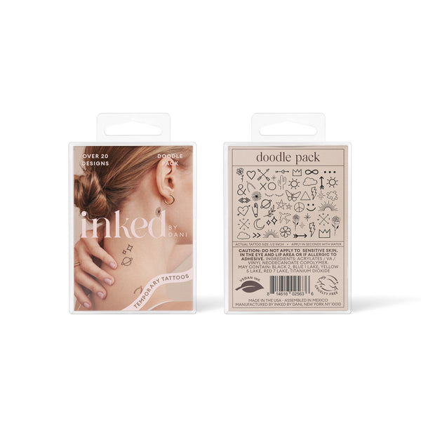 Temporary Tattoos - Doodle Pack