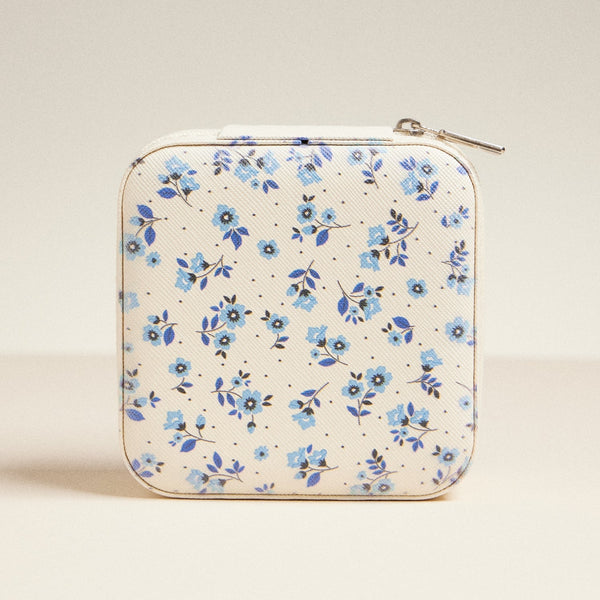 Jewelry Box - Blue Flower