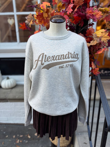 Alexandria 1749 Crew - Oat Heather