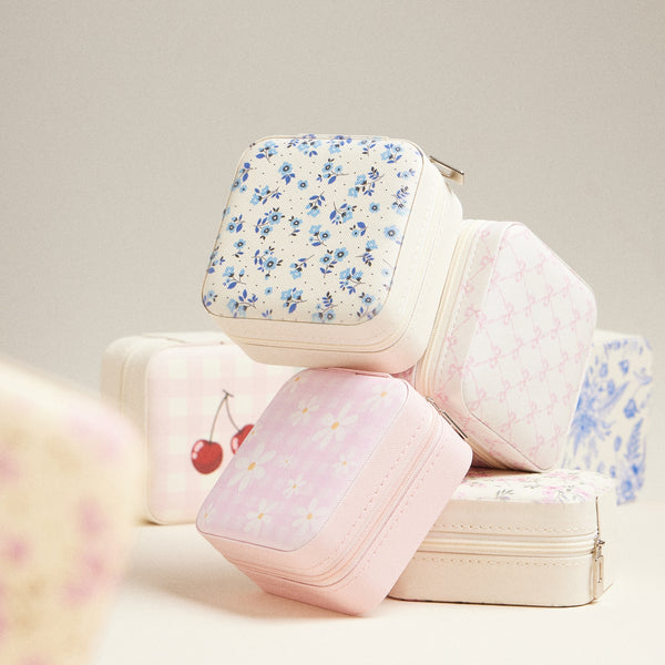 Jewelry Box - Blue Flower