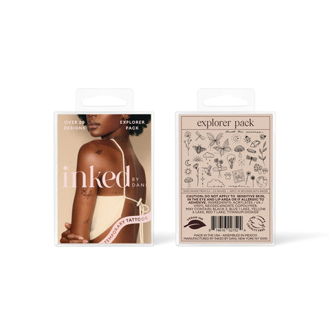 Temporary Tattoos - Explorer Pack