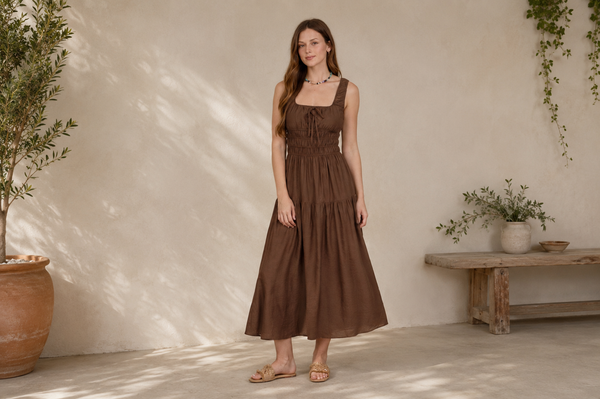 Espresso Hour Midi Dress